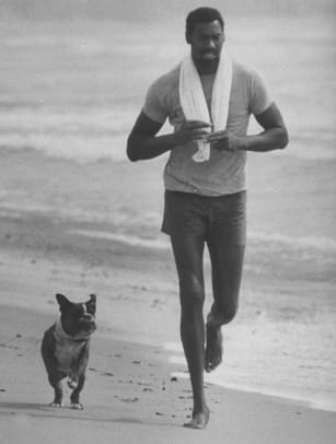 Athletes and Their Dogs - 2 - Wilt Chamberlain